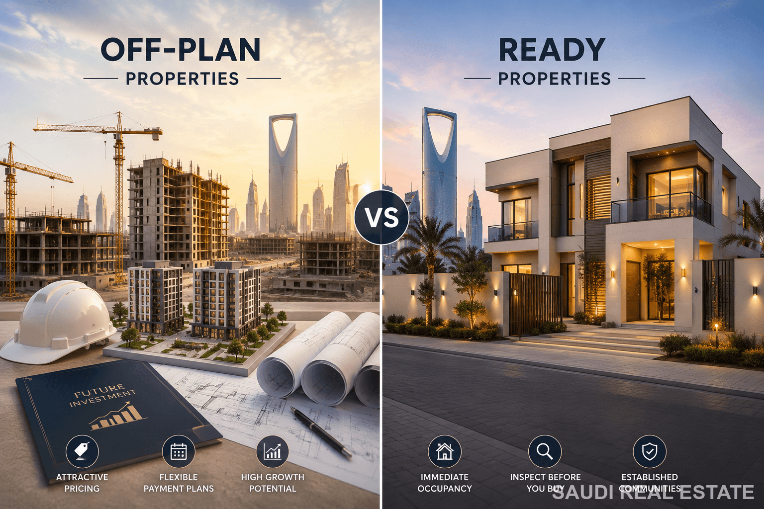 Off-Plan vs Ready Properties in Saudi Arabia: Which Should You Buy?